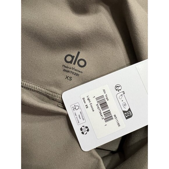 Alo Yoga Airbrush High-Waist Bootcut Legging in Light Cocoa - Picture 7 of 9